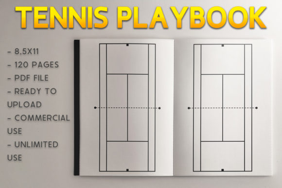 Download Tennis Playbook | KDP Template - Kdp template Collection