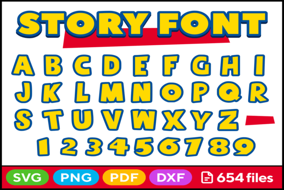 Download Story Alphabet Svg Png Pdf Dxf - Pdf Collection