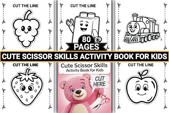 Download Cute Scissor Skills Activity Book - Cute scissor skills activity Collection