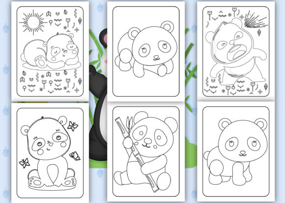 Download Cute Panda Coloring Pages for Kids - Cute panda coloring pages Collection