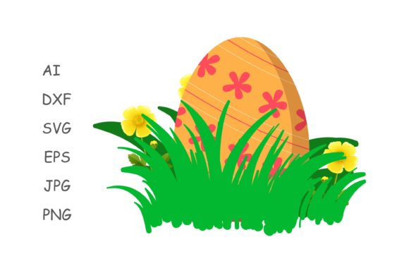 Download Easter Egg Beautiful Flower Illustration - Premium Resources