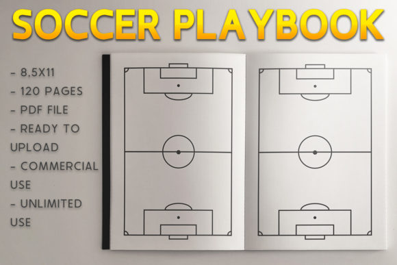 Download Soccer Playbook | KDP Template - Kdp template Collection