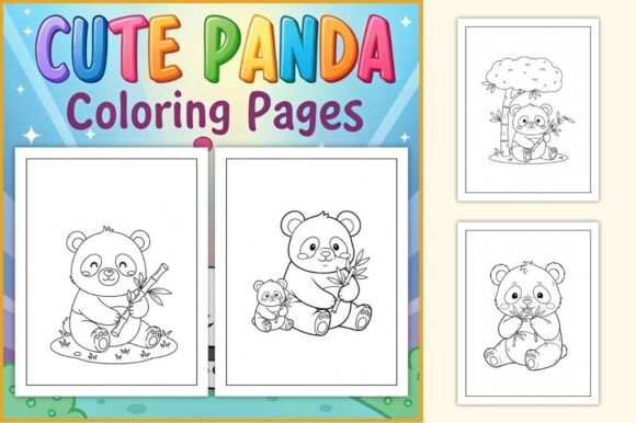 Download Cute Panda Coloring Pages for Kids - Cute panda coloring pages Collection