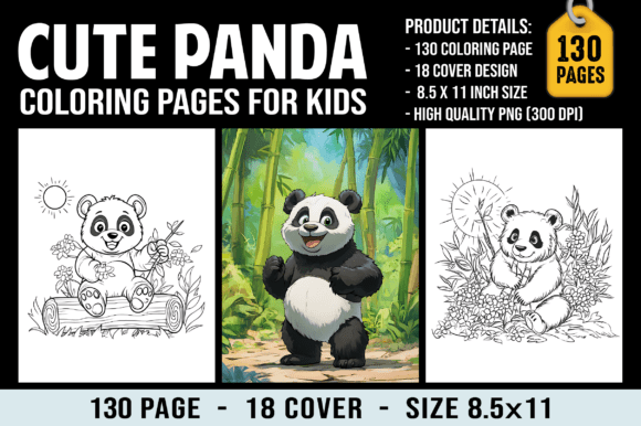 Download 130 Cute Panda Coloring Pages for Kids - Cute panda coloring pages Collection